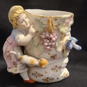 Rare Vintage Hal-Sey Fifth Japan Ceramic Vase Dimensional